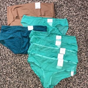 🆕Auden Mesh Bikini Woman’s Panty Bundle Size XS (0-2) 8 Piece | NWT
